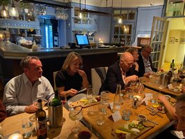 Dinner at The George